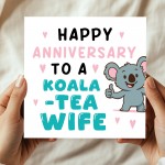 Wife Anniversary Card From Husband Funny Card For Partner