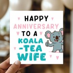 Wife Anniversary Card From Husband Funny Card For Partner