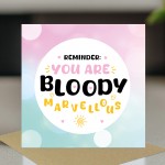 You Are Marvellous Appreciation Thank You Cards For Teachers
