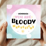 You Are Marvellous Appreciation Thank You Cards For Teachers