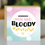 You Are Marvellous Appreciation Thank You Cards For Teachers