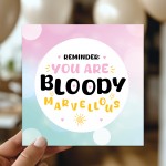 You Are Marvellous Appreciation Thank You Cards For Teachers