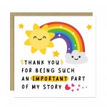 Thank You Teacher Card Nursery Teaching Assistant School Teacher