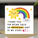 Thank You Teacher Card Nursery Teaching Assistant School Teacher