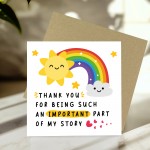 Thank You Teacher Card Nursery Teaching Assistant School Teacher