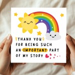 Thank You Teacher Card Nursery Teaching Assistant School Teacher