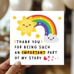 Thank You Teacher Card Nursery Teaching Assistant School Teacher
