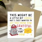 Grateful For You Card Thank You Card For Teacher Volunteer