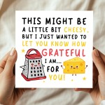 Grateful For You Card Thank You Card For Teacher Volunteer