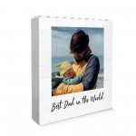 Personalised Brick Photo Block Thank You Gift for Best Dad