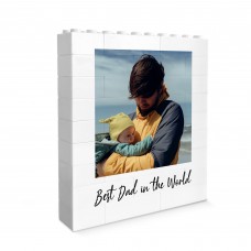 Personalised Brick Photo Block Thank You Gift for Best Dad