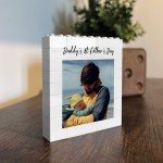 Personalised 1st Fathers Day Gift Brick Photo Block Gifts