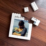 Personalised 1st Fathers Day Gift Brick Photo Block Gifts