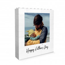 Personalised Happy Fathers Day Gift Brick Photo Block Gifts