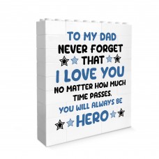 Dad Gift For Fathers Day Birthday Building Block Puzzle Gift