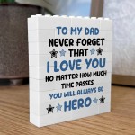 Dad Gift For Fathers Day Birthday Building Block Puzzle Gift