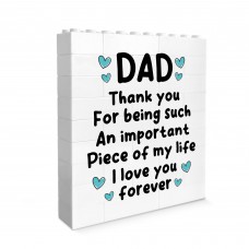 Dad Gift Building Block Puzzle Gift Thank You Gifts For Him Dad