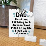 Dad Gift Building Block Puzzle Gift Thank You Gifts For Him Dad