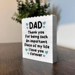 Dad Gift Building Block Puzzle Gift Thank You Gifts For Him Dad