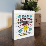 Dad Gift Building Block Puzzle Gift Love You This Much Gift