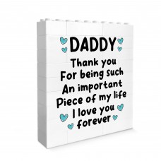 Daddy Gift Building Block Puzzle Gift Thank You Gifts For Him