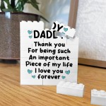 Daddy Gift Building Block Puzzle Gift Thank You Gifts For Him