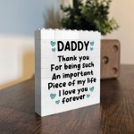 Daddy Gift Building Block Puzzle Gift Thank You Gifts For Him