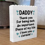 Daddy Gift Building Block Puzzle Gift Thank You Gifts For Him