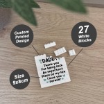 Daddy Gift Building Block Puzzle Gift Thank You Gifts For Him