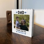 Brick Photo Block Gift for Dad For Fathers Day Building Blocks