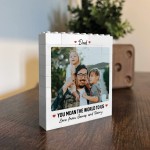 Personalised Gift For Dad For Fathers Day Birthday Puzzle Gift