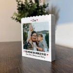 Personalised Gift For Dad For Fathers Day Birthday Puzzle Gift