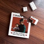 Daddy And Me Plaque Brick Photo Block Gift For Fathers Day