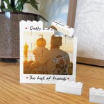 Daddy And Daughter Plaque Brick Photo Block Gift For Fathers Day