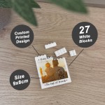 Daddy And Daughter Plaque Brick Photo Block Gift For Fathers Day