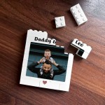 Brick Photo Block Gift For Fathers Day Birthday Personalised