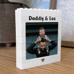 Brick Photo Block Gift For Fathers Day Birthday Personalised