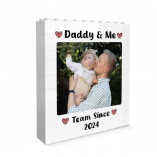 Personalised Brick Photo Block Gift For Fathers Day Birthday
