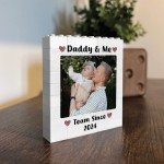 Personalised Brick Photo Block Gift For Fathers Day Birthday