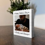 Personalised Brick Photo Block Gift For Fathers Day Daddy