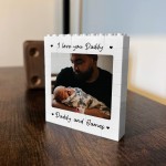 Personalised Gift For Fathers Day Birthday Brick Photo Block