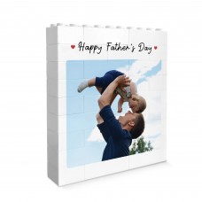 Personalised Gift For Fathers Day Brick Photo Block Gift for Dad