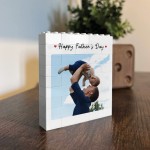 Personalised Gift For Fathers Day Brick Photo Block Gift for Dad