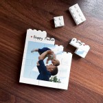 Personalised Gift For Fathers Day Brick Photo Block Gift for Dad