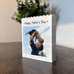 Personalised Gift For Fathers Day Brick Photo Block Gift for Dad