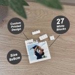 Personalised Gift For Fathers Day Brick Photo Block Gift for Dad