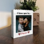 Personalised Brick Photo Block Gift for Dad For Fathers Day