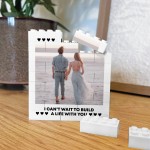 Personalised Photo Block Anniversary Gift For Boyfriend Husband 