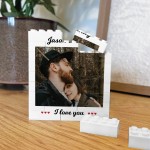 Couple Photo Block Gift for Boyfriend Girlfriend Husband