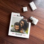 Personalised Photo Block Gift for Couple ME & YOU Boyfriend Gift